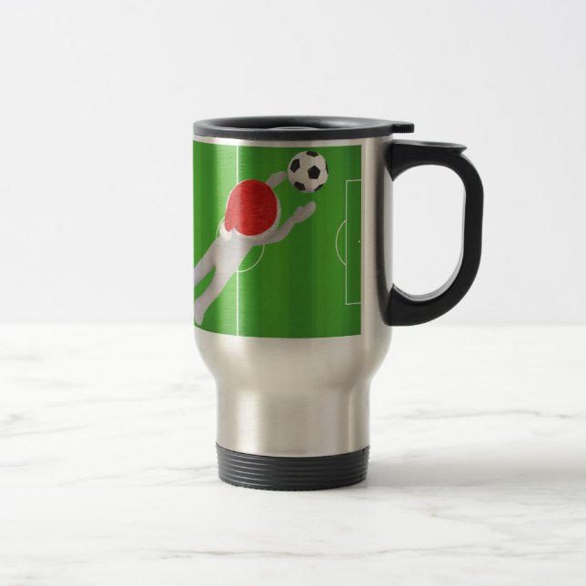 Mug De Voyage soccer père Noël (Droit)