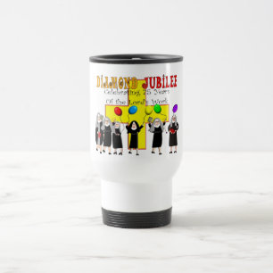 Mug De Voyage Soeurs Jubilé de diamant 75e année de service