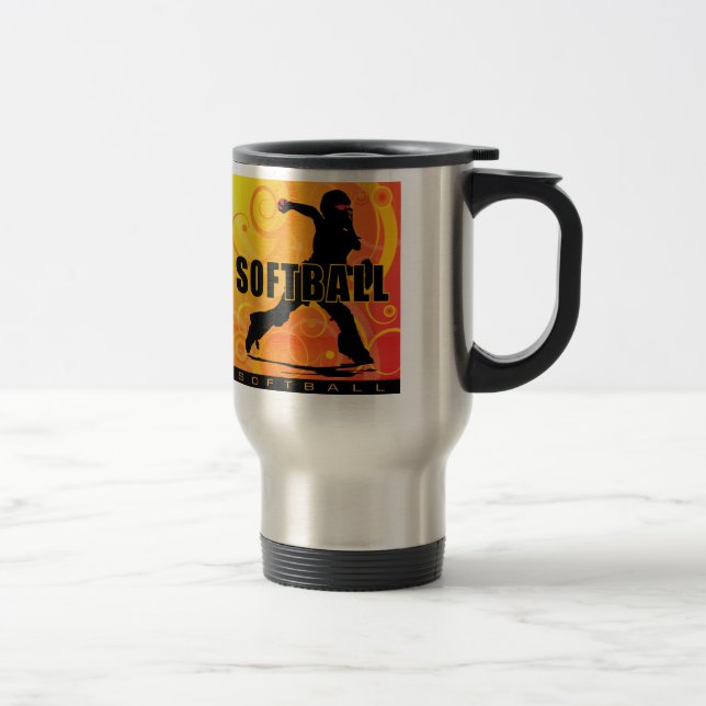 Mug De Voyage softball28 (Droit)