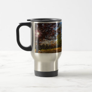 Mug De Voyage Soleil d'automne et chalets - Martha's Vineyard