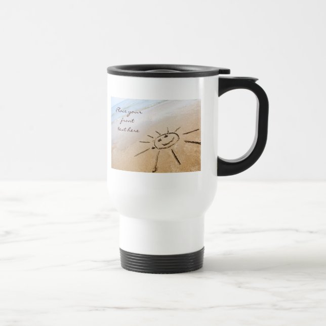 Mug De Voyage Soleil Sur La Plage (Droite)