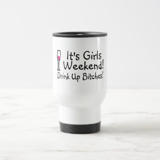 Mug De Voyage Son vin bu jusqu'à la dernière goutte par week-end