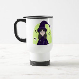 Mug De Voyage Sorcière Charmante Colère Mignonne