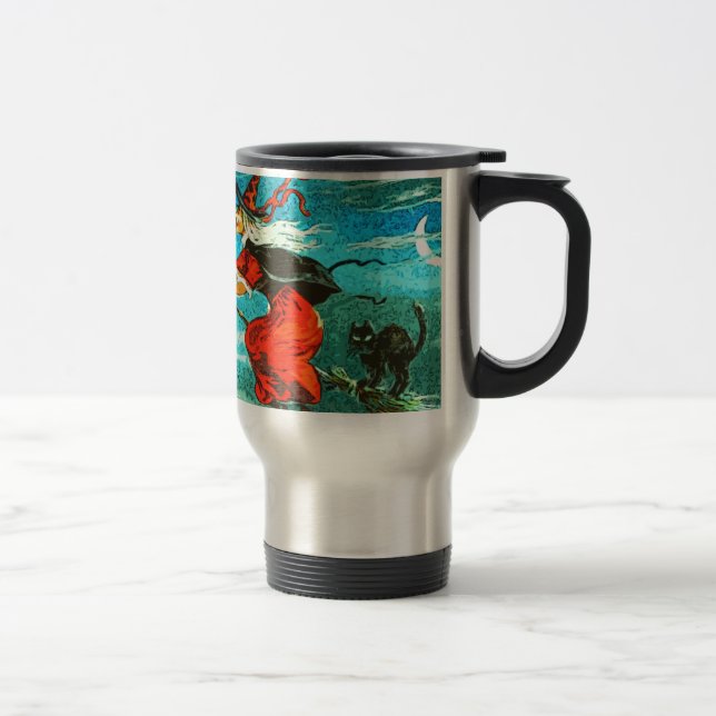 Mug De Voyage Sorcière de vol (Droit)