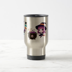 Mug De Voyage Sorcière/Halloween/Automne