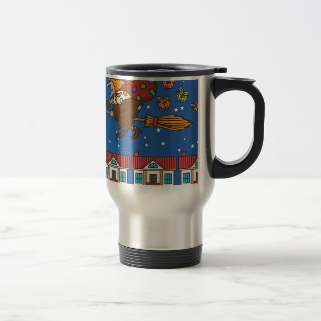 Mug De Voyage sorcière xmas Befana (Droit)