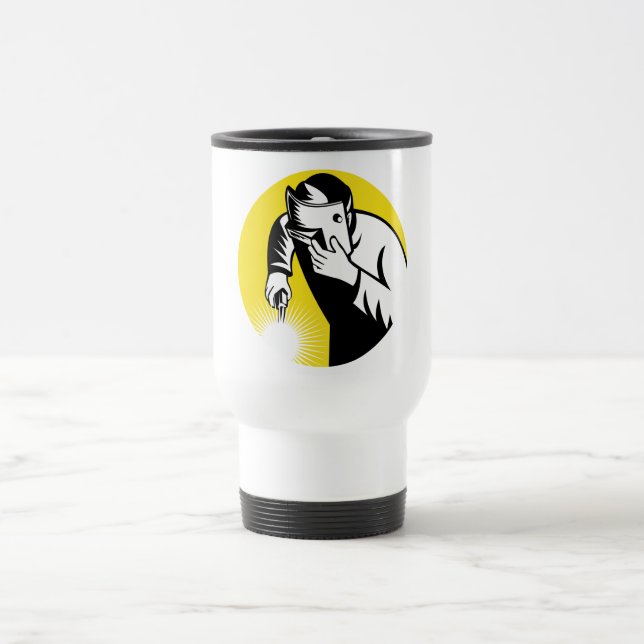 Mug De Voyage Soudeuse au cercle intérieur réglé par soudure de (Centre)
