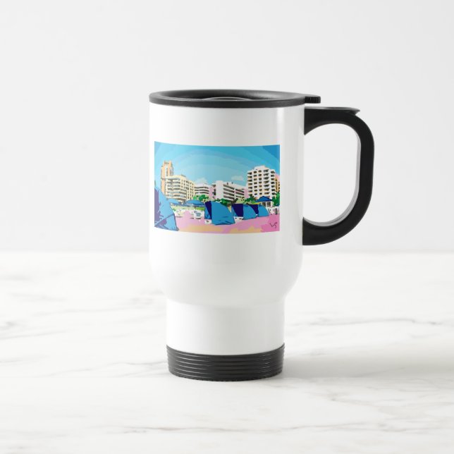 MUG DE VOYAGE SOUTH BEACH, MIAMI, FLORIDE (Droite)