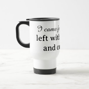 Mug de voyage Souvenirs et confusion