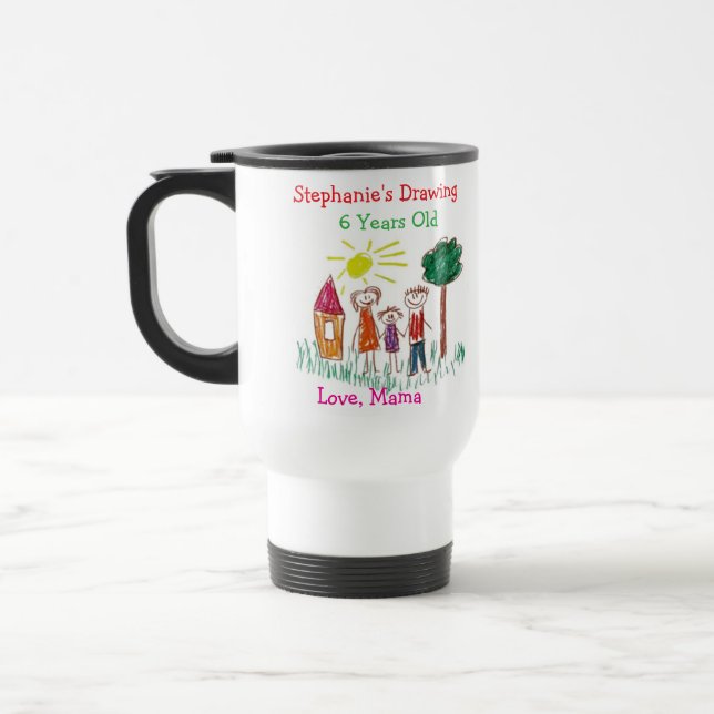 Mug De Voyage Soyez fier de votre enfant ajouter des oeuvres à c (Gauche)