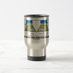 Mug De Voyage Soyez prêt pour la saison de Derecho (le temps de