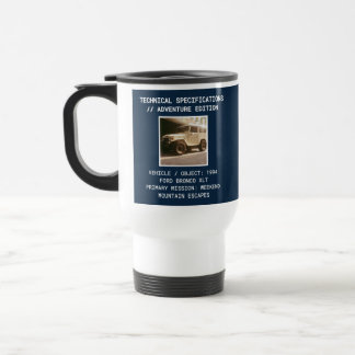 Mug De Voyage Spécification de plan d'aventure de véhicule perso