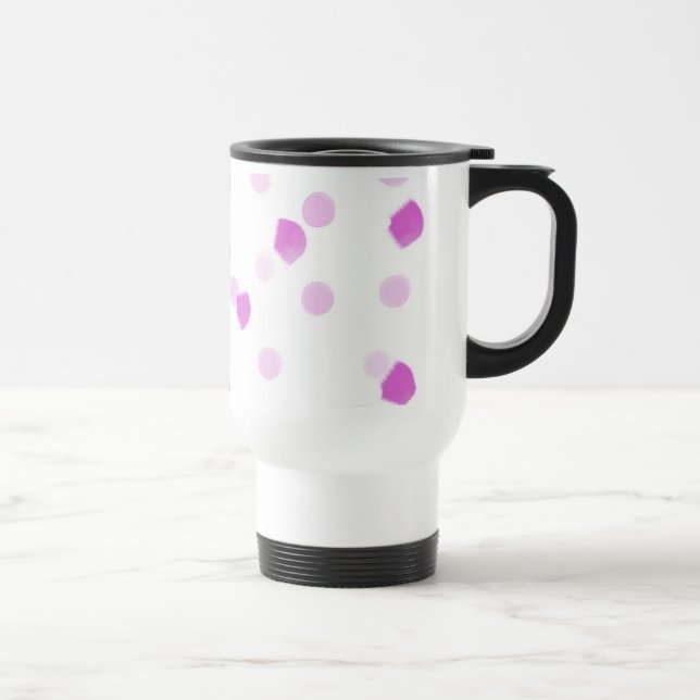 Mug De Voyage Speckles roses (Droite)