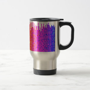 Mug De Voyage spectre carré abstrait