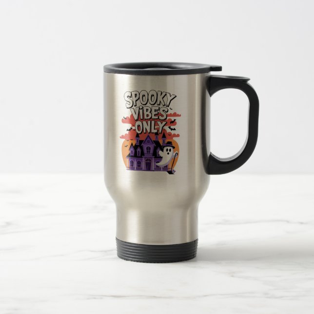 Mug De Voyage Spooky Season Quotes (Droit)
