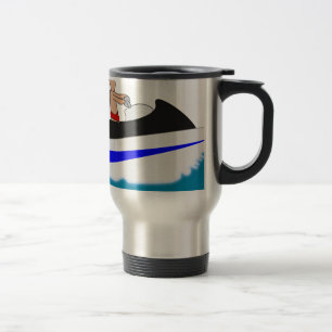 Mug De Voyage sport de bateau sports vacances eau vague vagues h