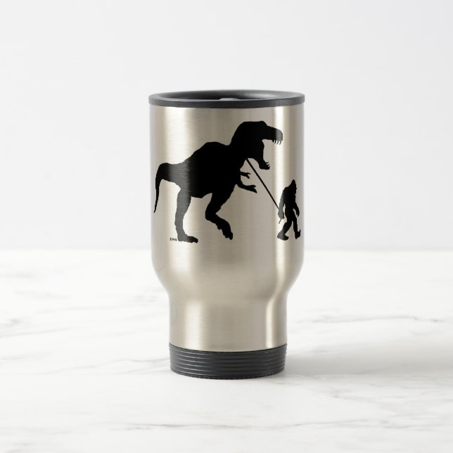 Mug De Voyage Squatchin allé avec T-rex (Centre)