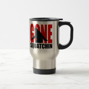 Mug De Voyage Squatchin allé (rouge et noir)