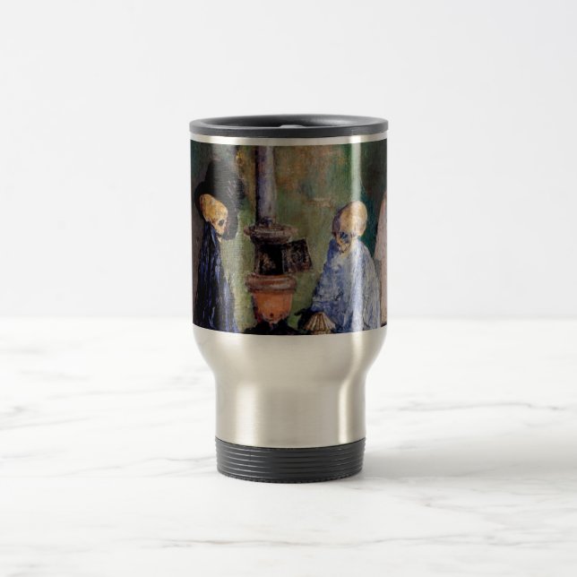 Mug De Voyage Squelettes se chauffant (Centre)