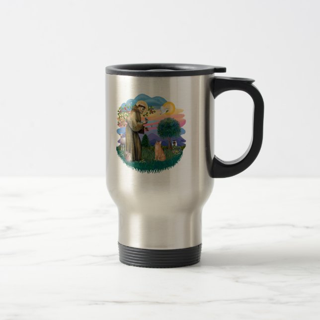 Mug De Voyage St Francis (ff) - Chat tigré orange (Droit)