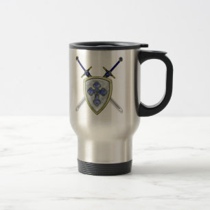Mug De Voyage St Michael - épées et bouclier