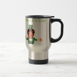 Mug De Voyage st patrick trump leprechaun