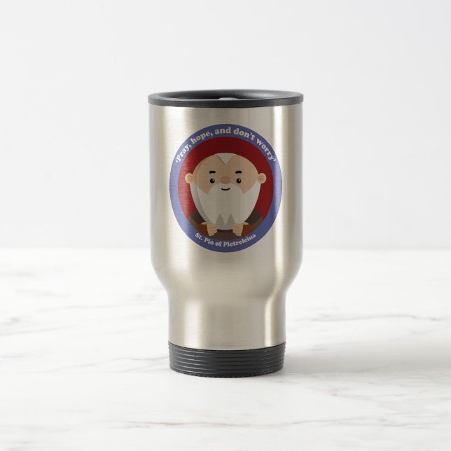 Mug De Voyage St Pio de Pietrelcina (Centre)