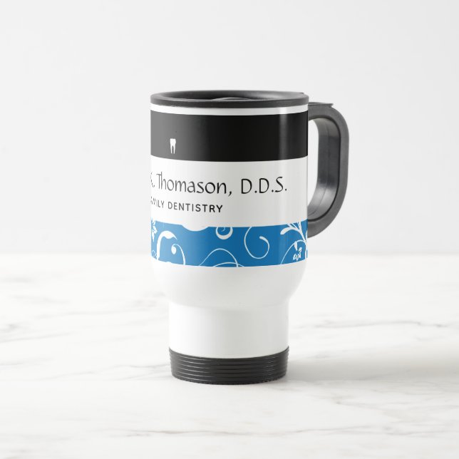 Mug De Voyage Staff pro Damask (Devant droit)