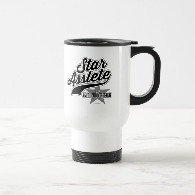 Mug De Voyage Star Asslete (Avid Indoorsman) (Droite)