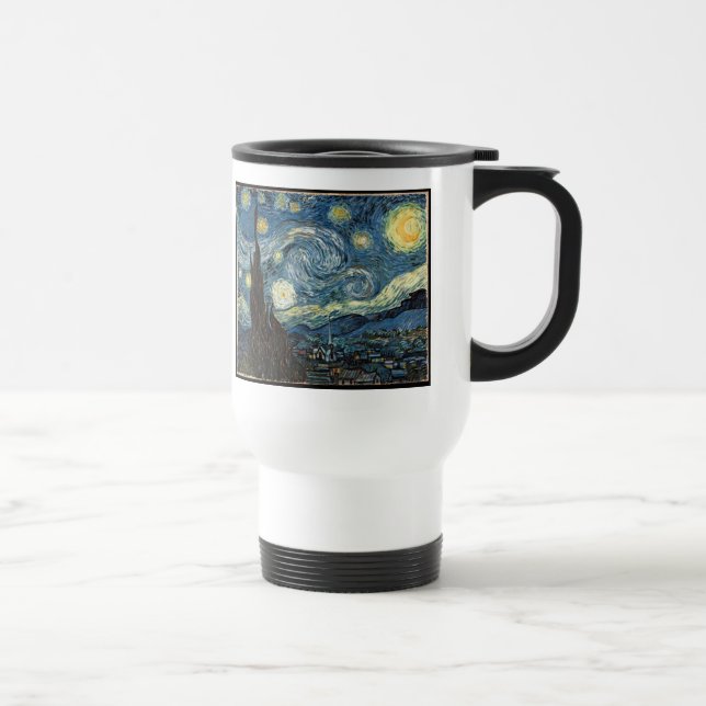Mug De Voyage Starry Night by Vincent Van Gogh (Droite)