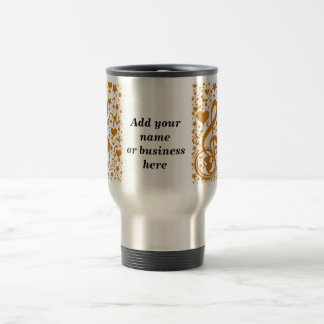 Mug De Voyage Stars, Hears et The Music Notes, Gold_