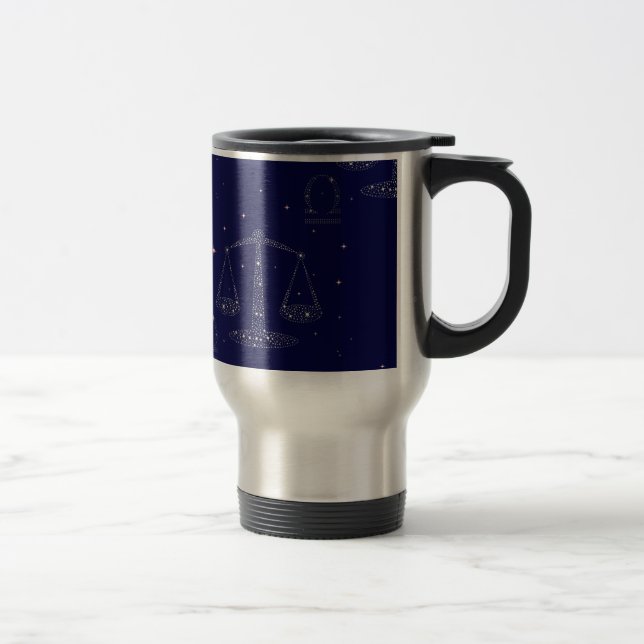 Mug De Voyage stars libra (Droit)