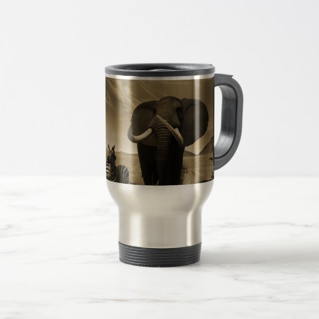 Mug De Voyage Stature de Majestic (Devant droit)