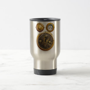 Mug De Voyage Steampunk Uhr
