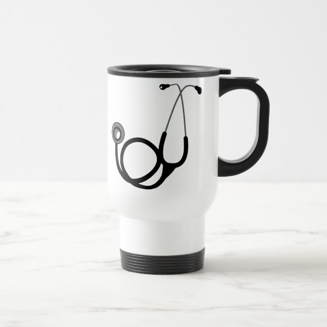 Mug De Voyage Stéthoscope (Droite)