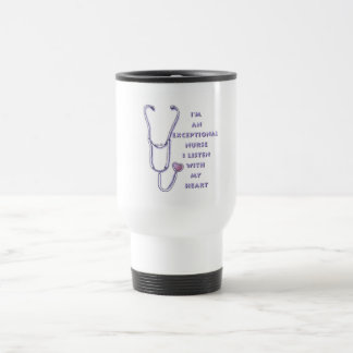 Mug De Voyage Stéthoscope infirmière exceptionnelle