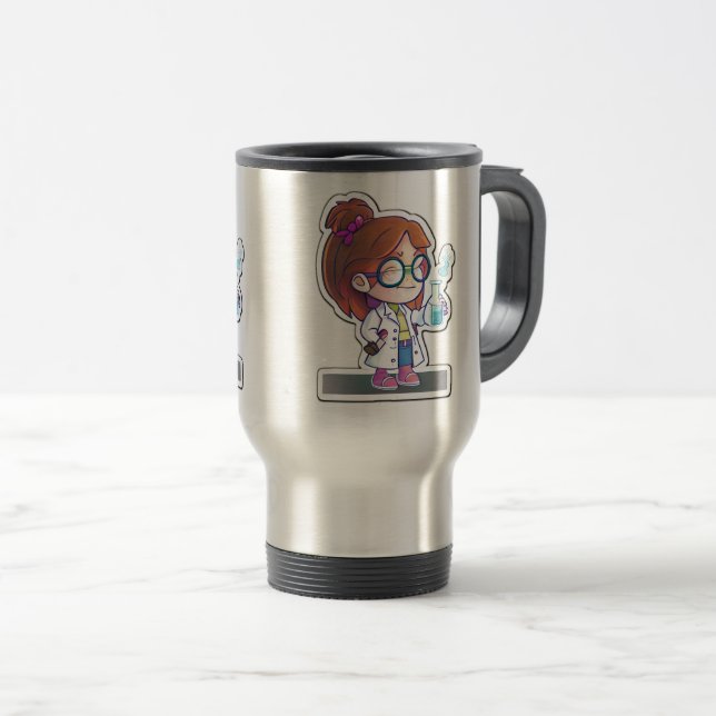 Mug De Voyage Sticker Art Voyage / Mug Commuter, 15 (Devant droit)