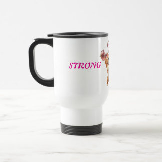 Mug De Voyage Strongest Mom Best in the World Fitness Gym Cat St