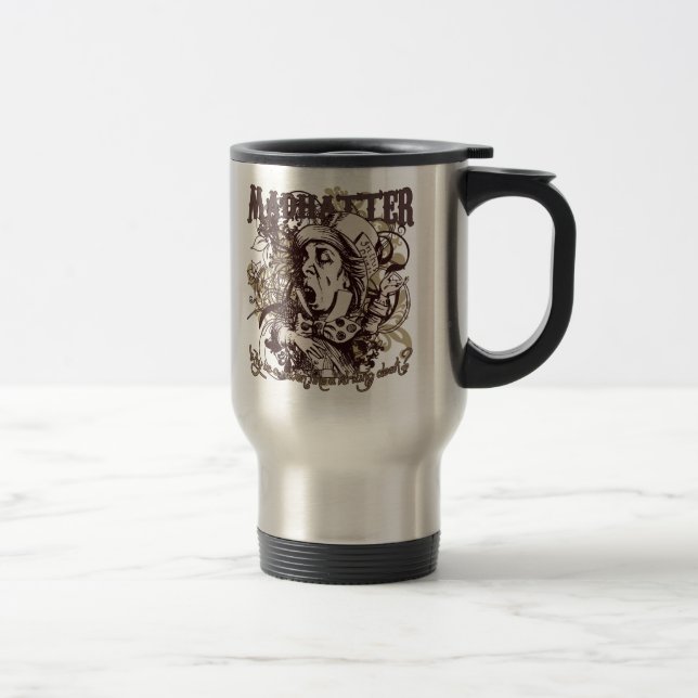 Mug De Voyage Style fou de Carnivale de chapelier (Droit)
