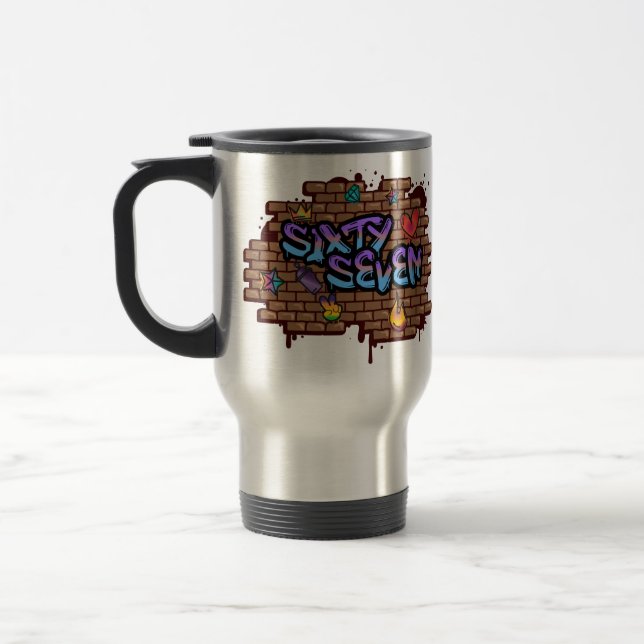 Mug De Voyage Style Graffiti 67 (Gauche)
