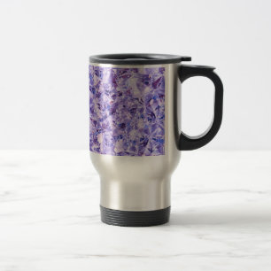 Mug De Voyage Style pourpre de cristaux de diamant de glace