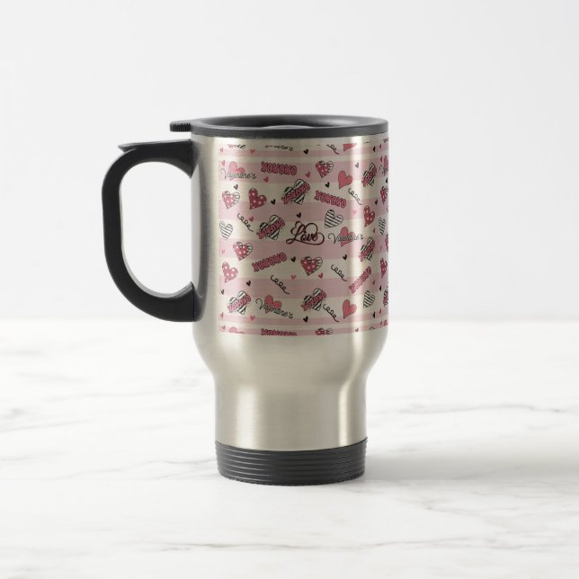 Mug De Voyage Style XOXO Valentine's Day (Gauche)