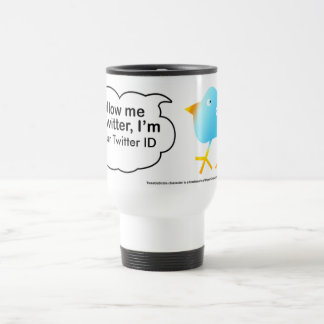 Mug De Voyage Suivez-moi @ (YourNameHere) C, @ votre