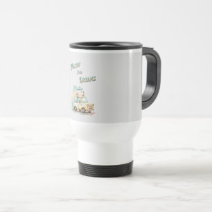 Mug De Voyage Suivez vos rêves jolie petite voiture aquarelle