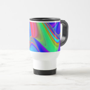 Mug De Voyage Summerfeel, Rainbowart 3D Abstrait