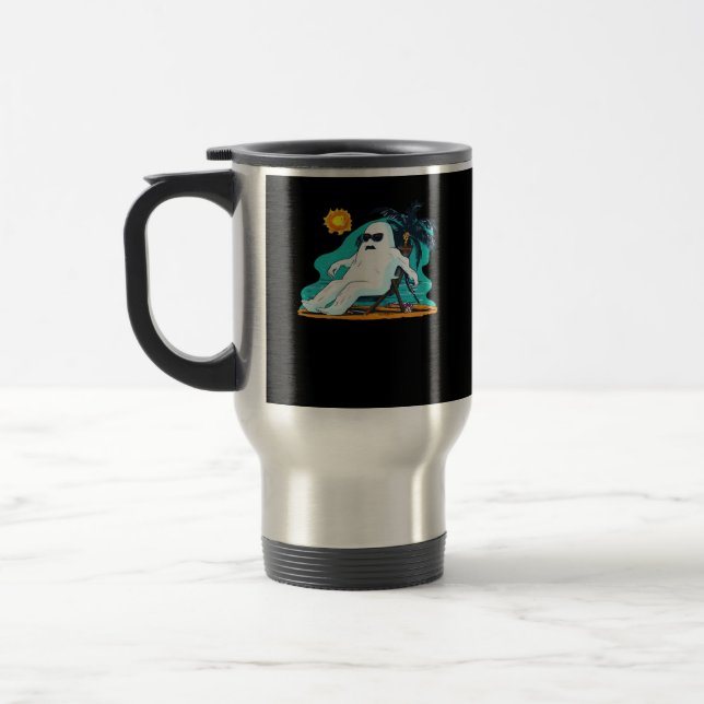 Mug De Voyage Summerween - Chibi bronzage surdimensionné (Gauche)