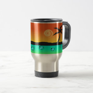 Mug De Voyage Sunset de l'île