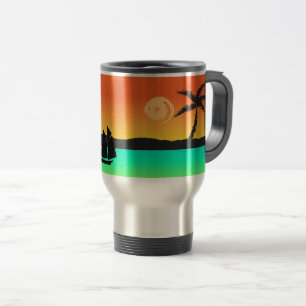 Mug De Voyage Sunset de l'île
