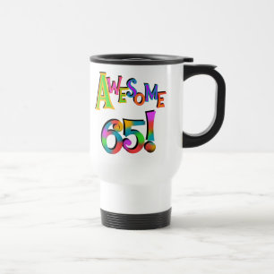 Mug De Voyage Super 65 Tshirts et cadeaux d'anniversaire