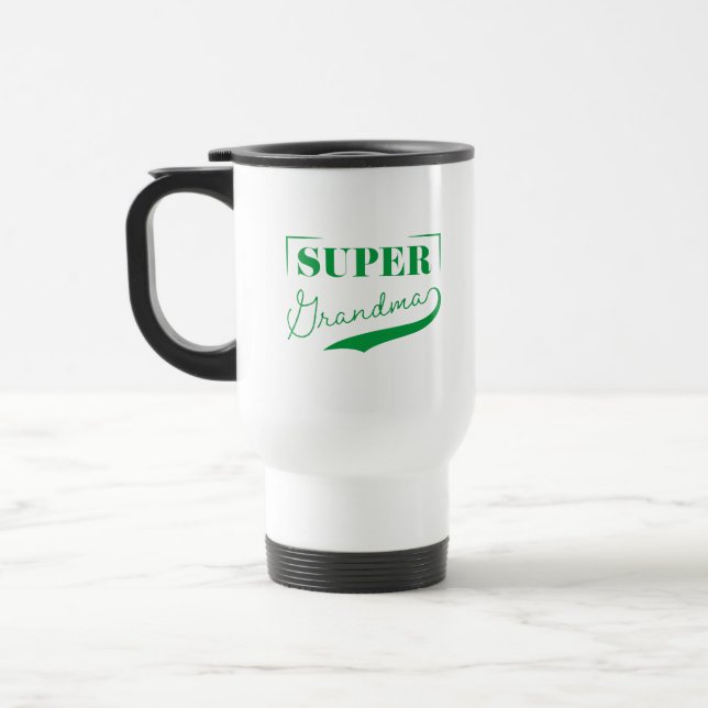 Mug De Voyage Super grand-mère (Gauche)